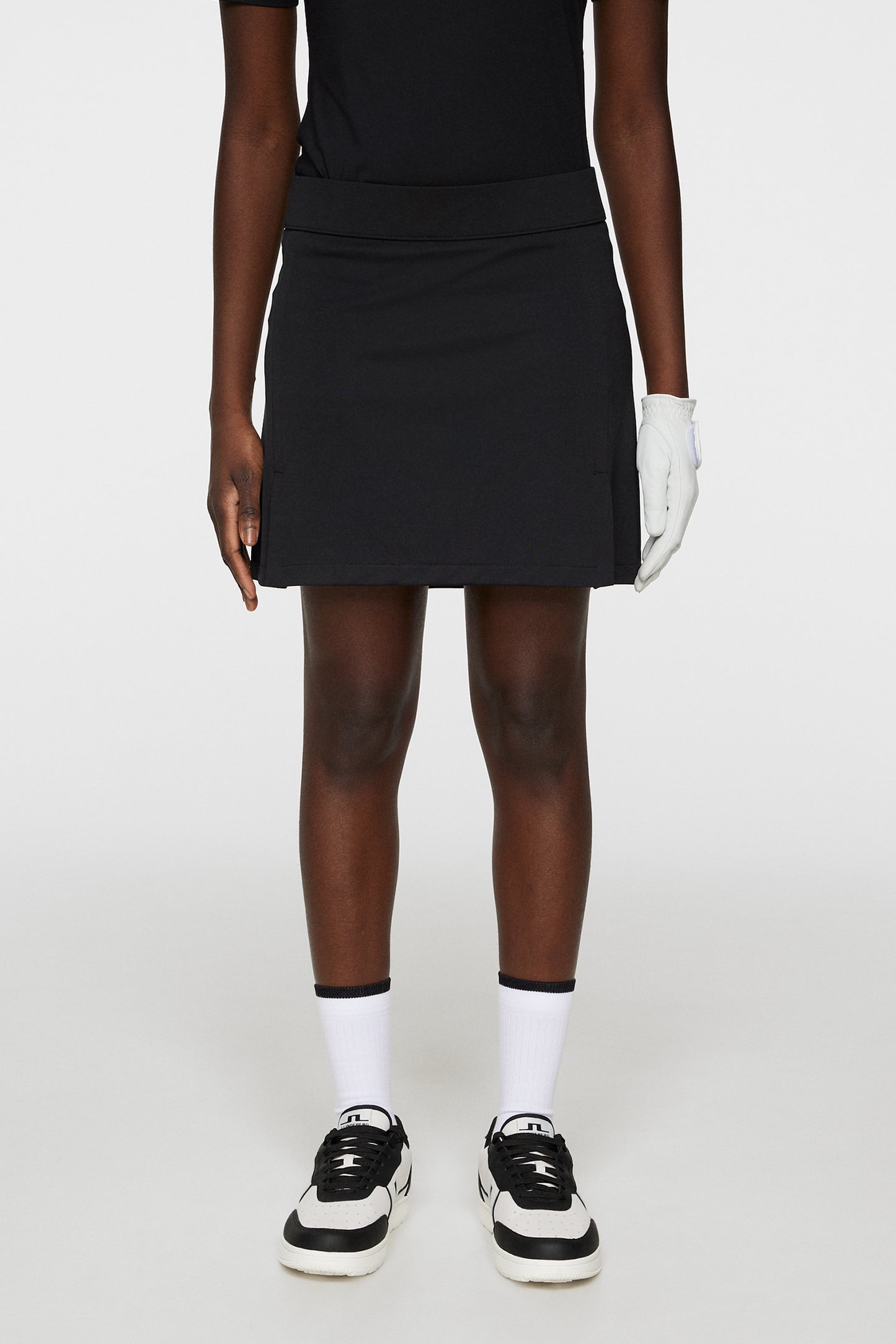 Amelie Mid Skirt in Black by J.Lindeberg