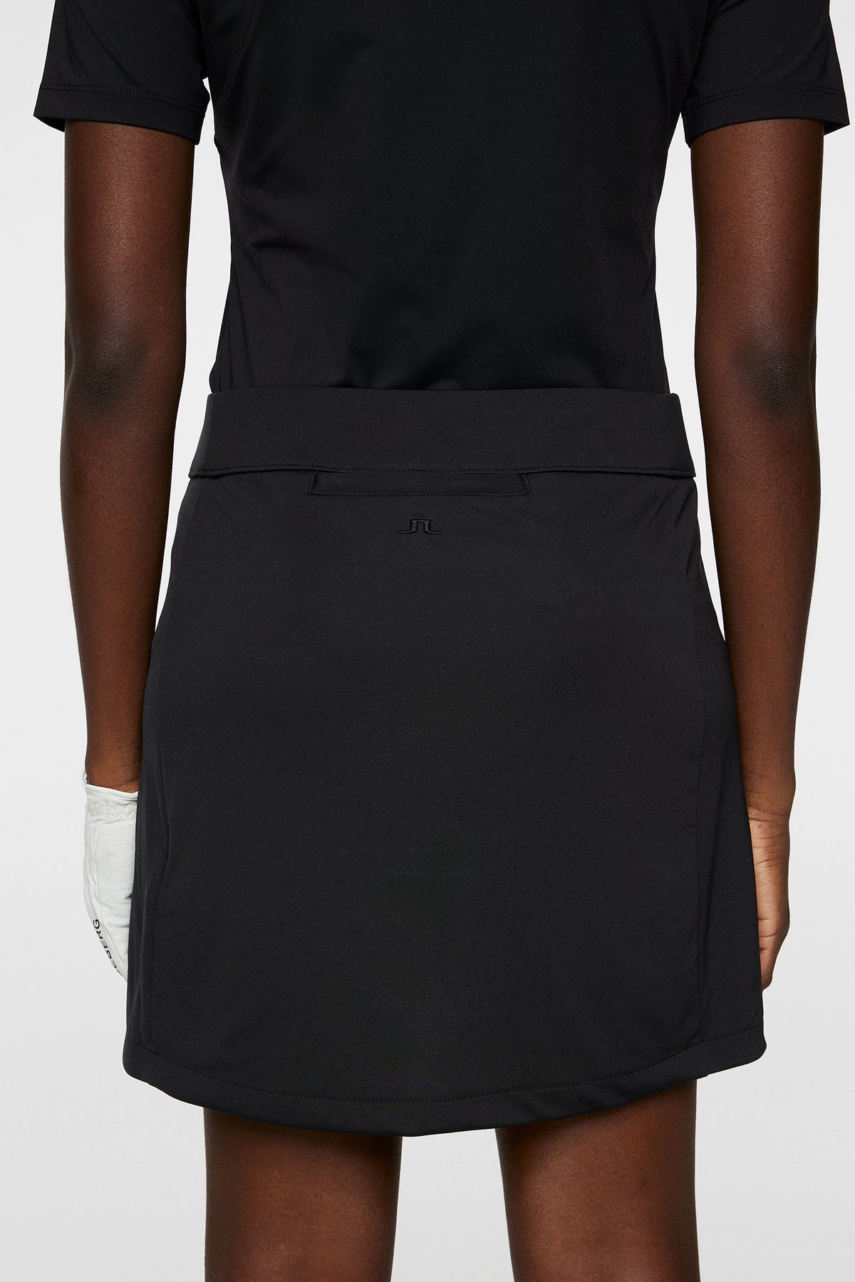 Amelie Mid Skirt in Black by J.Lindeberg
