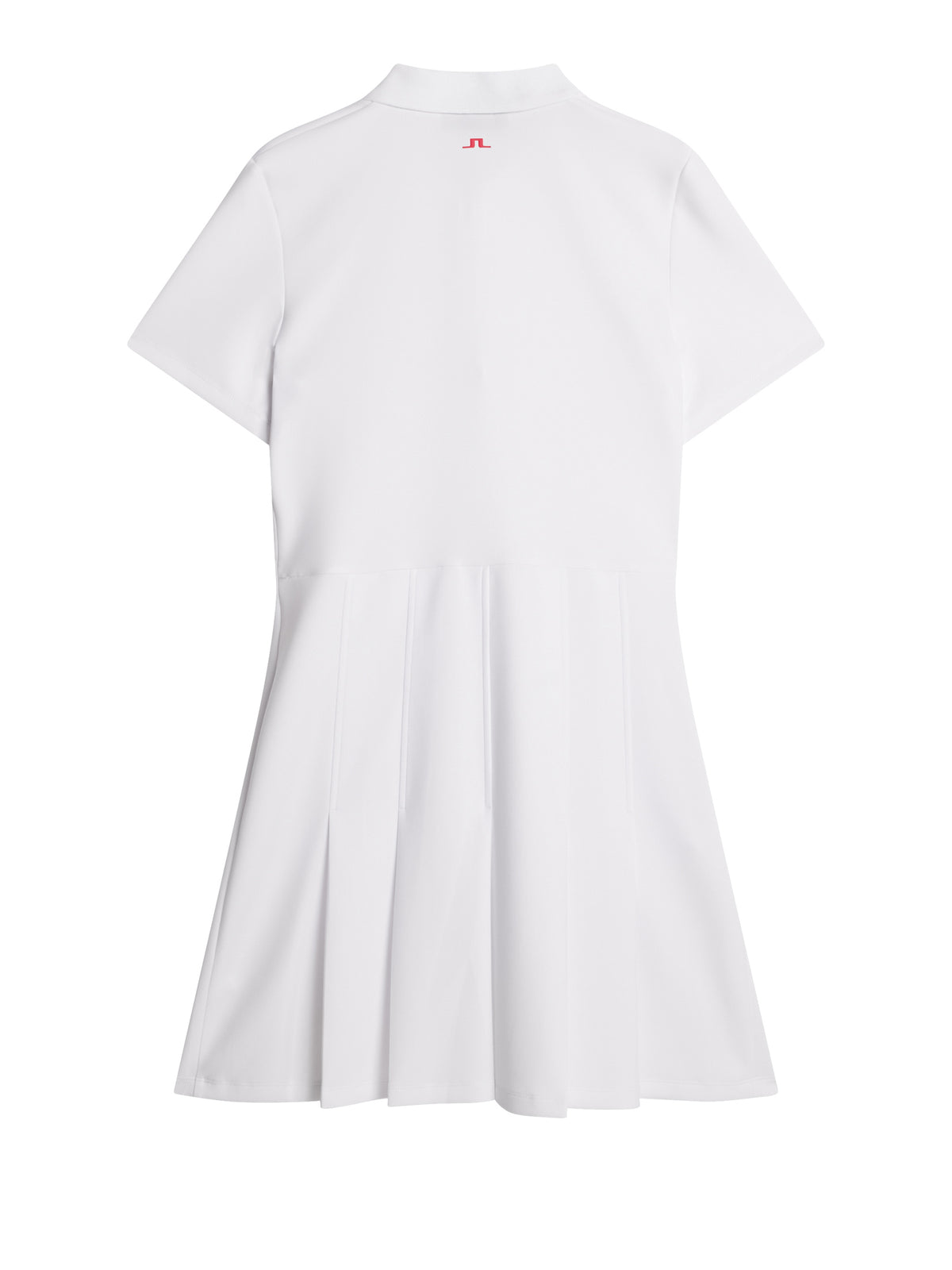 Kanai dress in White by J.Lindeberg