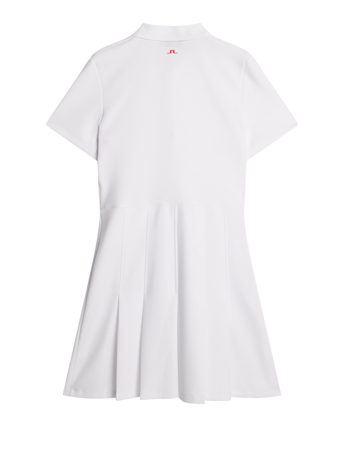 Kanai dress in White by J.Lindeberg