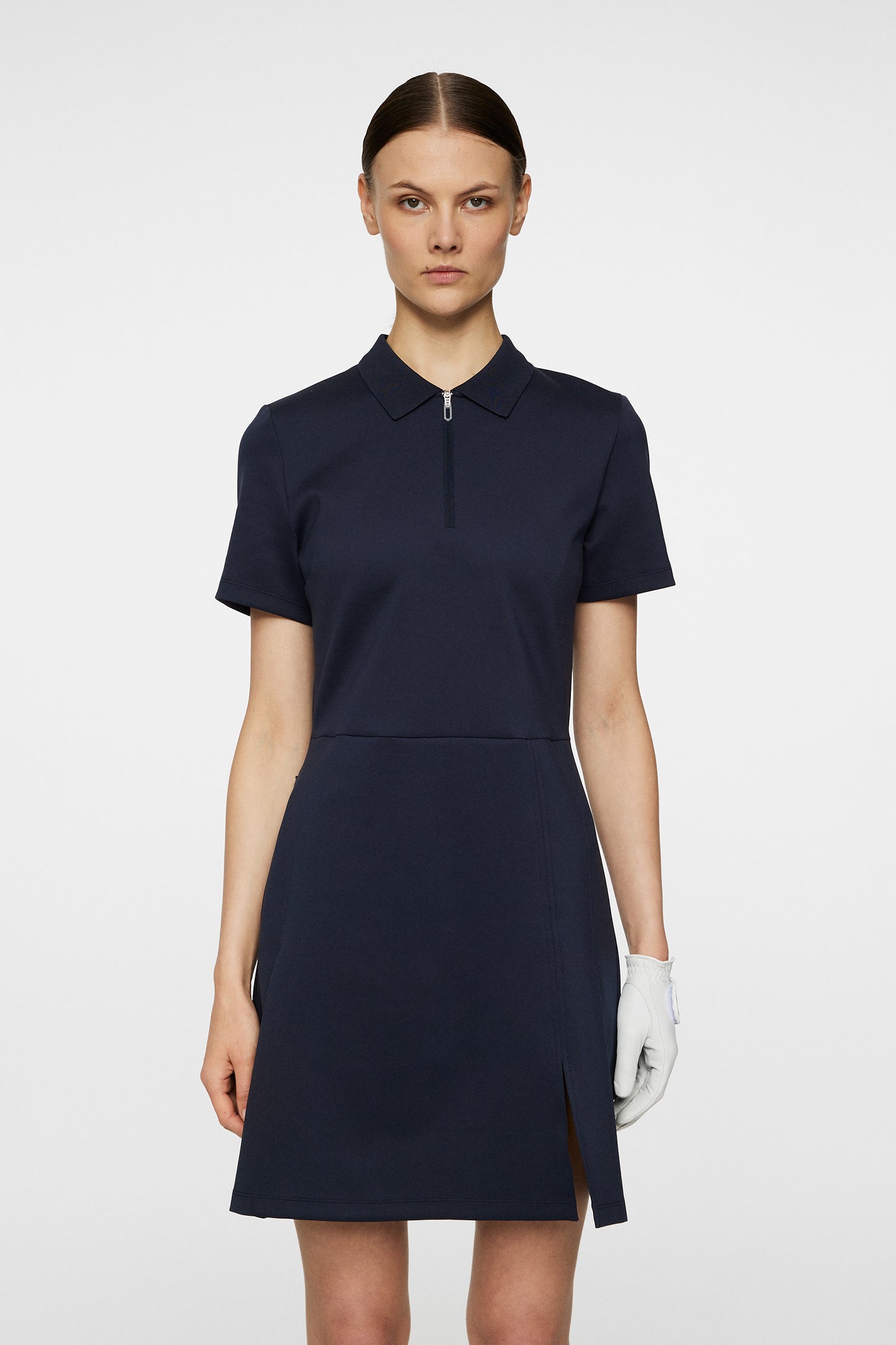 Kanai dress in JL Navy by J.Lindeberg