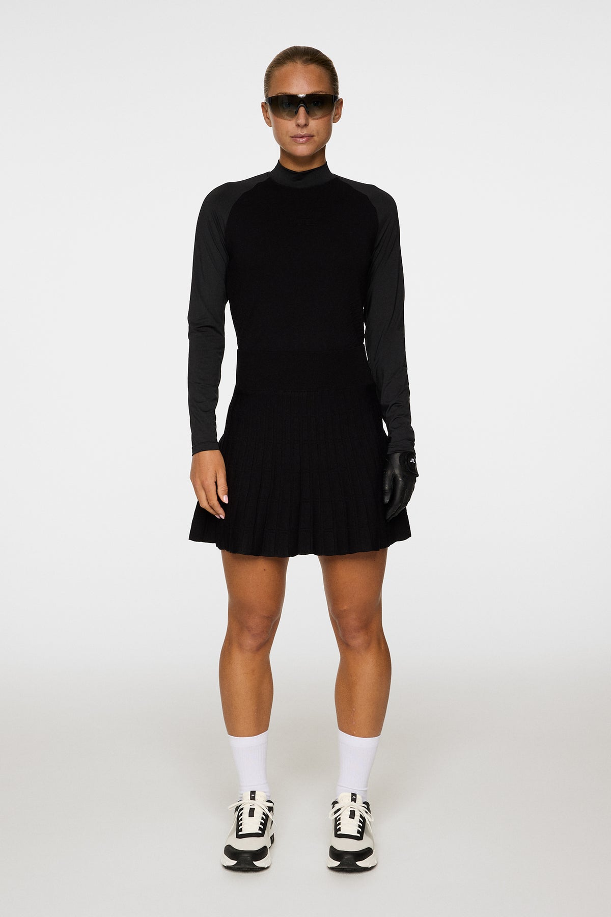 Esmeralda Knitted Skirt in Black by J.Lindeberg