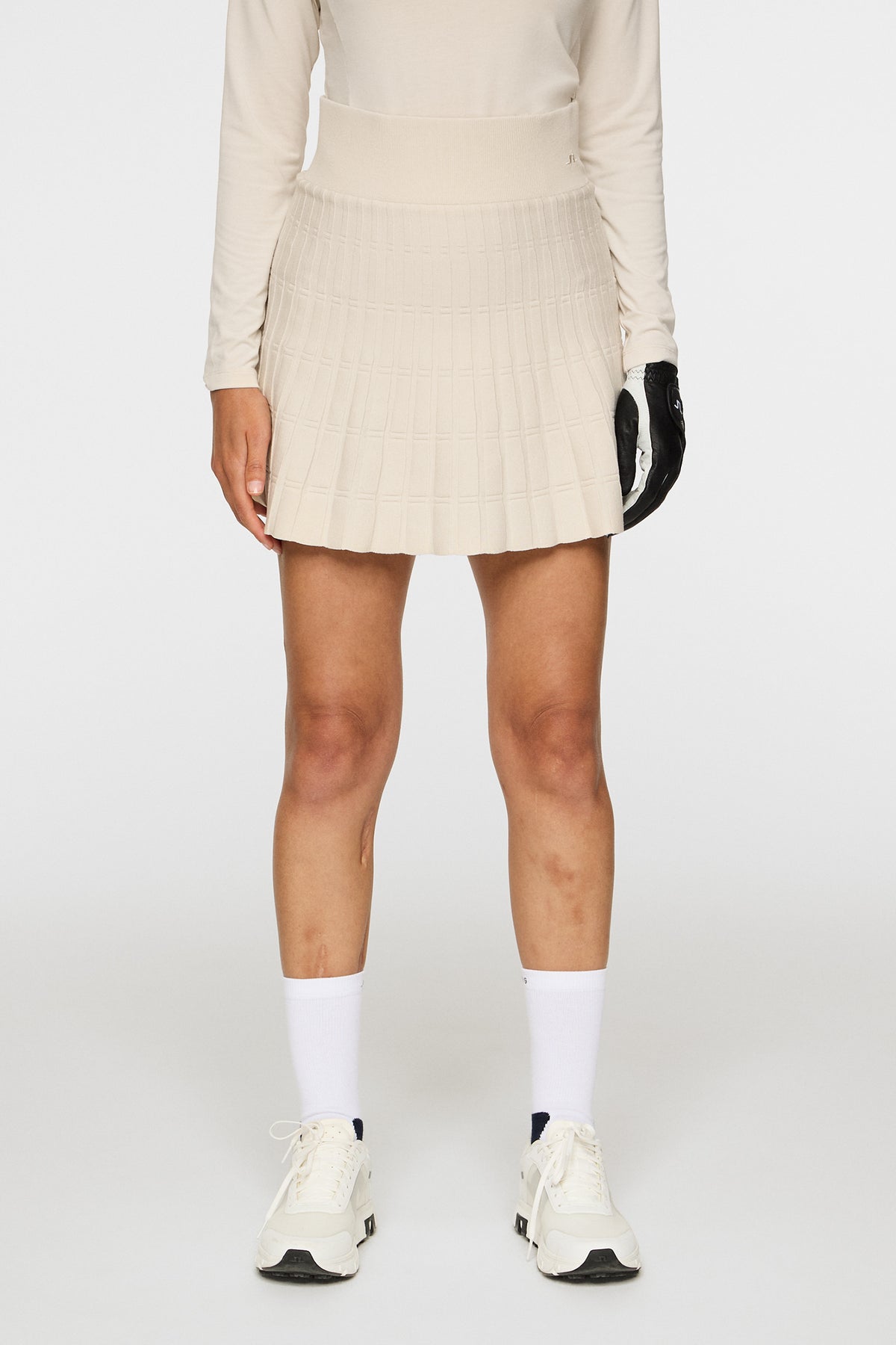 Esmeralda Knitted Skirt in Moonbeam by J.Lindeberg