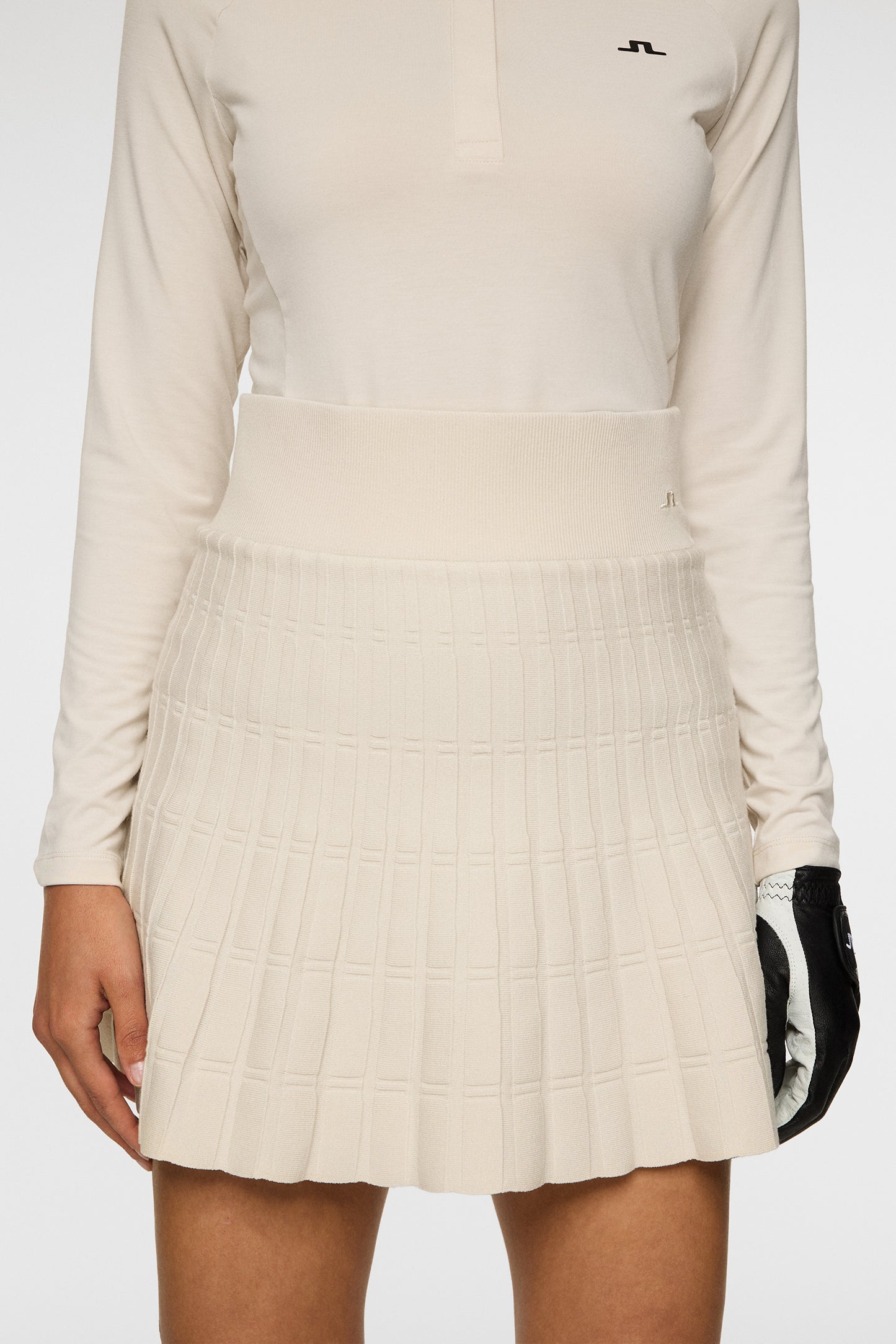 Esmeralda Knitted Skirt in Moonbeam by J.Lindeberg