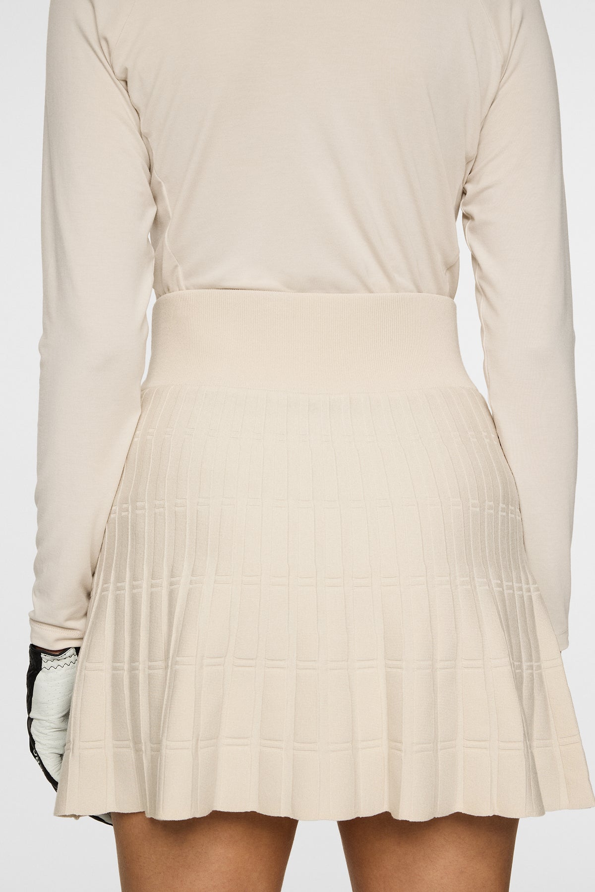 Esmeralda Knitted Skirt in Moonbeam by J.Lindeberg