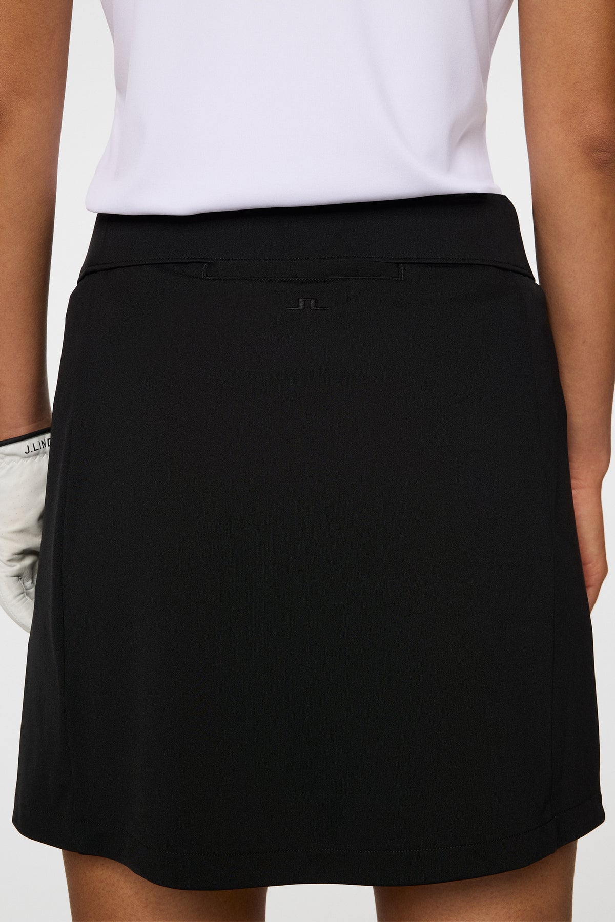 Amelie Mid Skirt in Black by J.Lindeberg