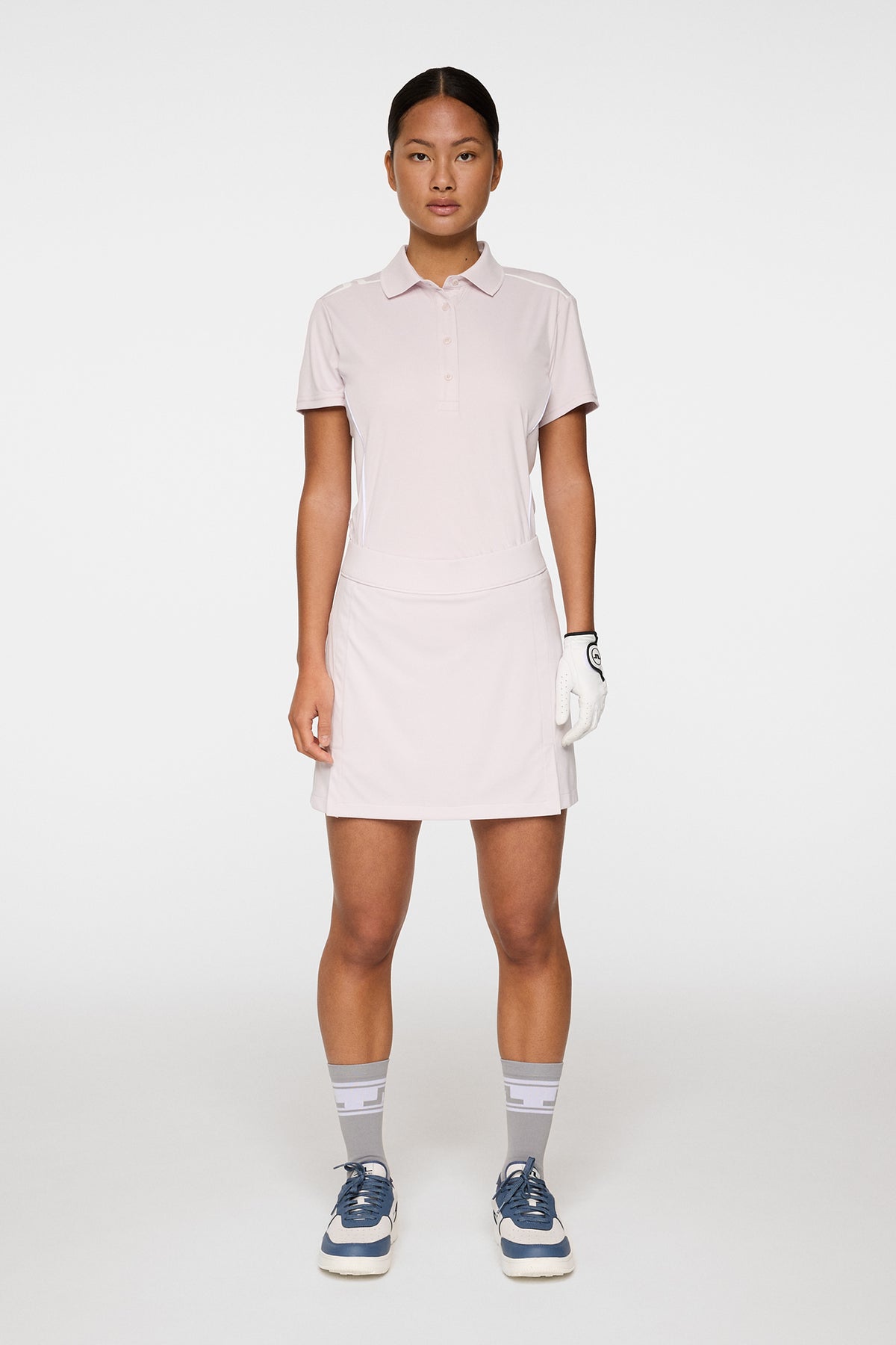 Amelie Mid Skirt in Grey Lilac by J.Lindeberg