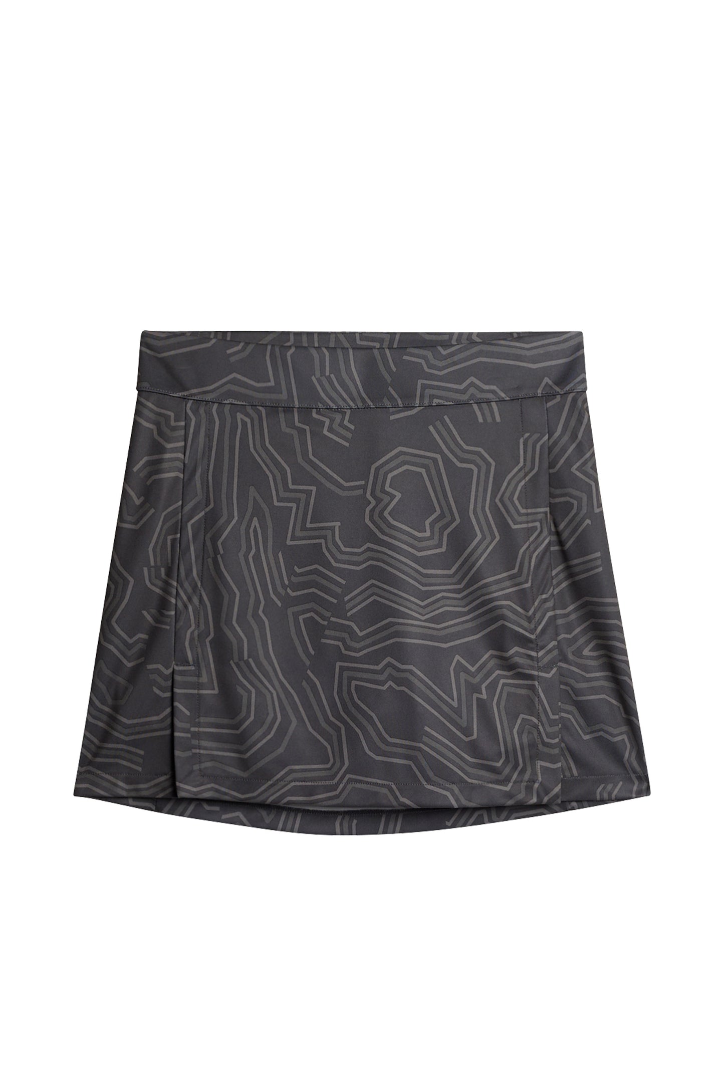 Amelie Mid Print Skirt in Topo Asphalt L by J.Lindeberg