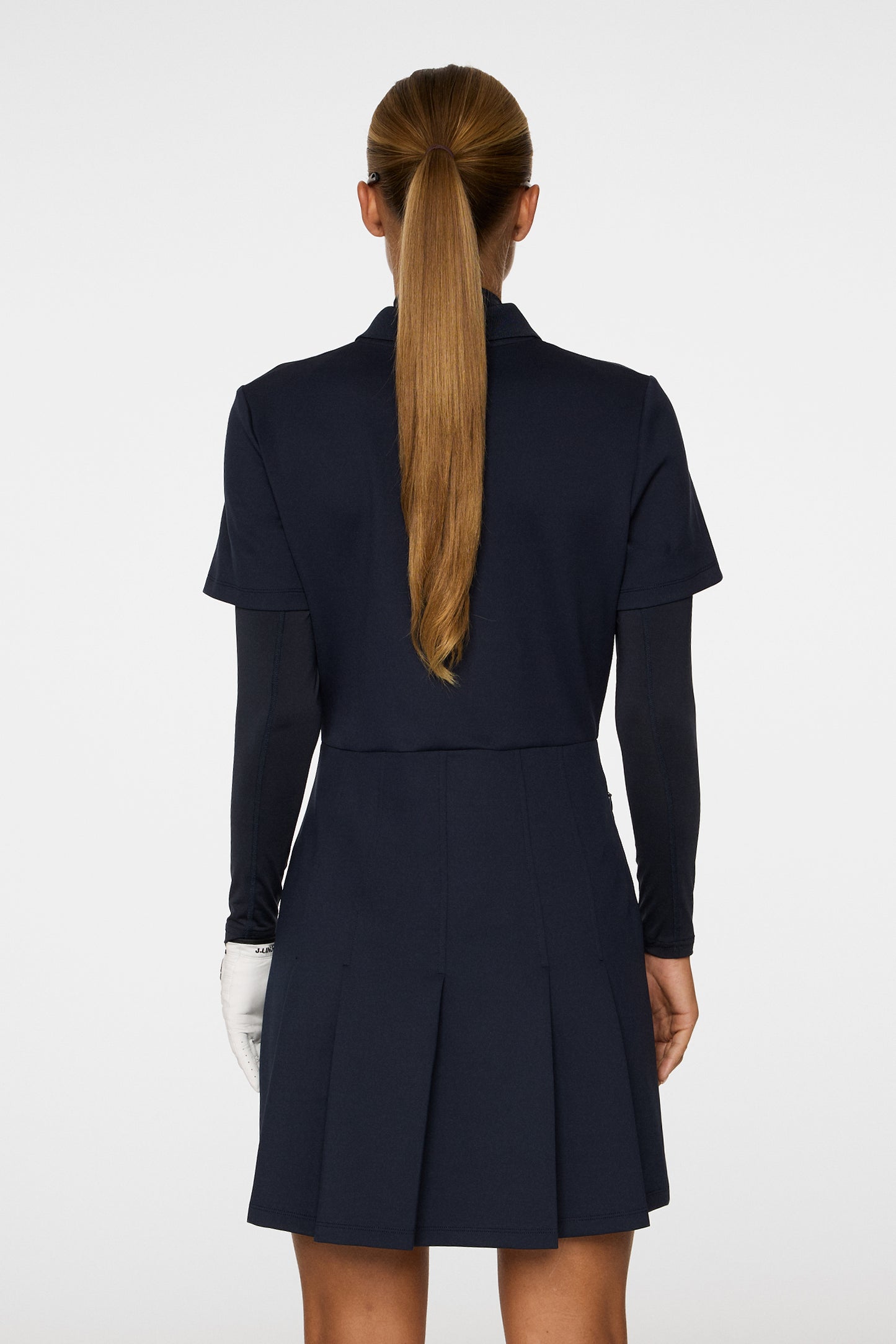 Kanai dress in JL Navy by J.Lindeberg