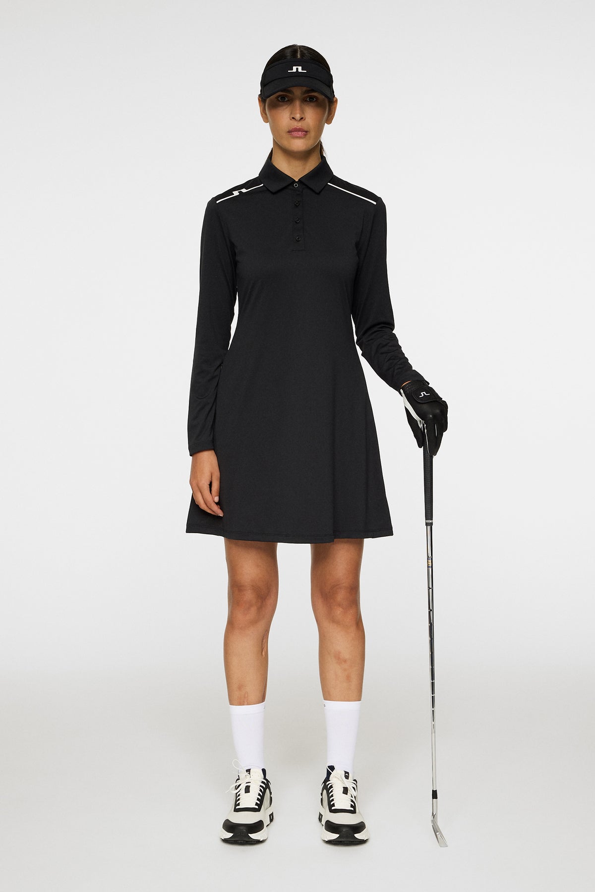 Gizelle LS Dress in Black by J.Lindeberg