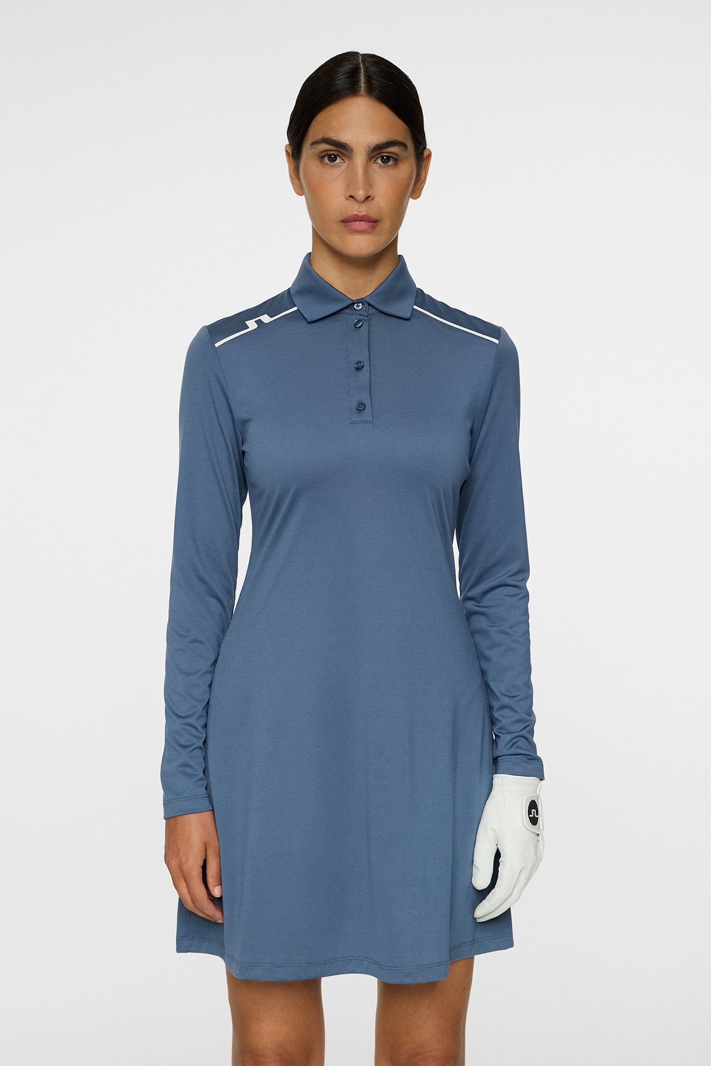 Gizelle LS Dress in Vintage Indigo by J.Lindeberg