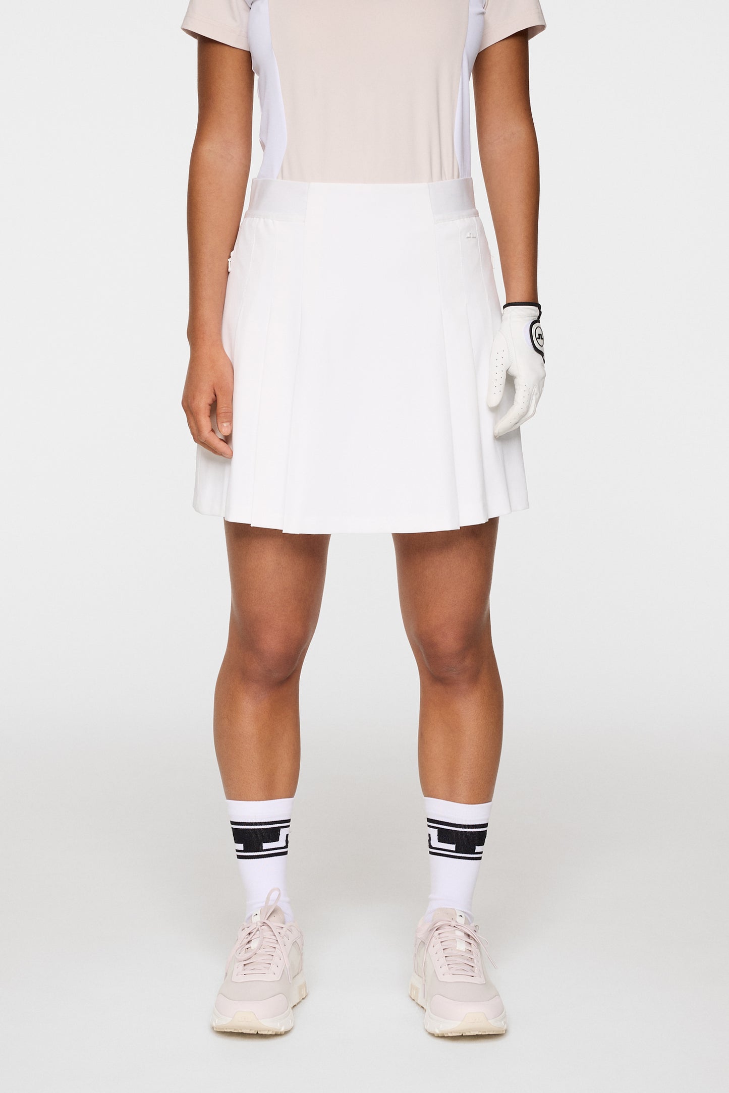 Alesia Skirt in White by J.Lindeberg
