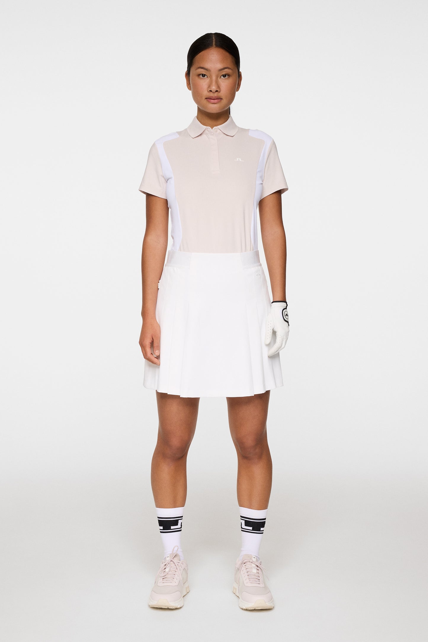 Alesia Skirt in White by J.Lindeberg