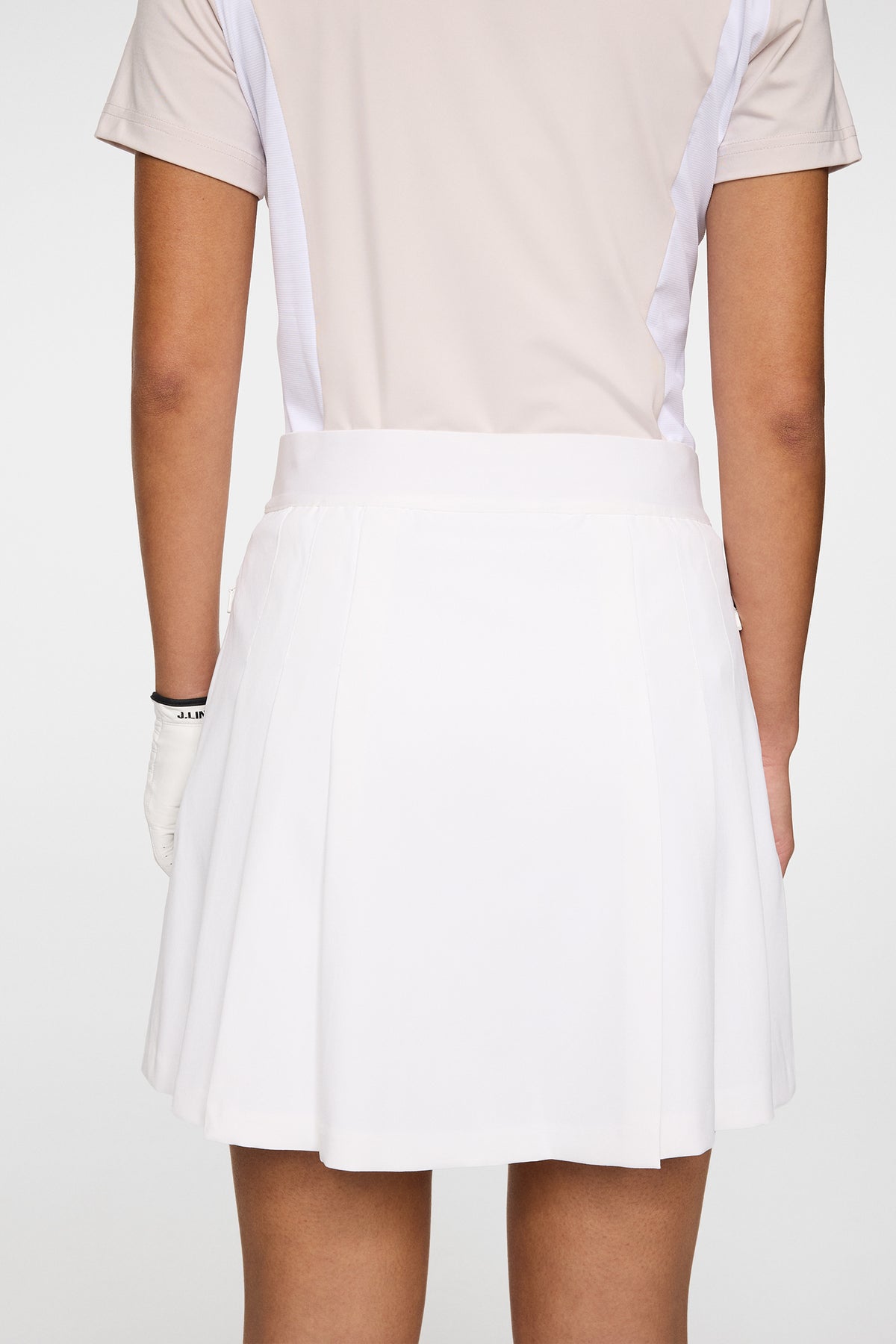 Alesia Skirt in White by J.Lindeberg