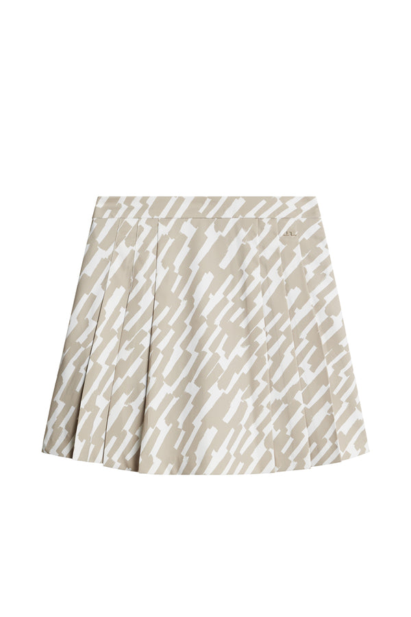 Alesia Print Skirt / Oak Island Fossil M