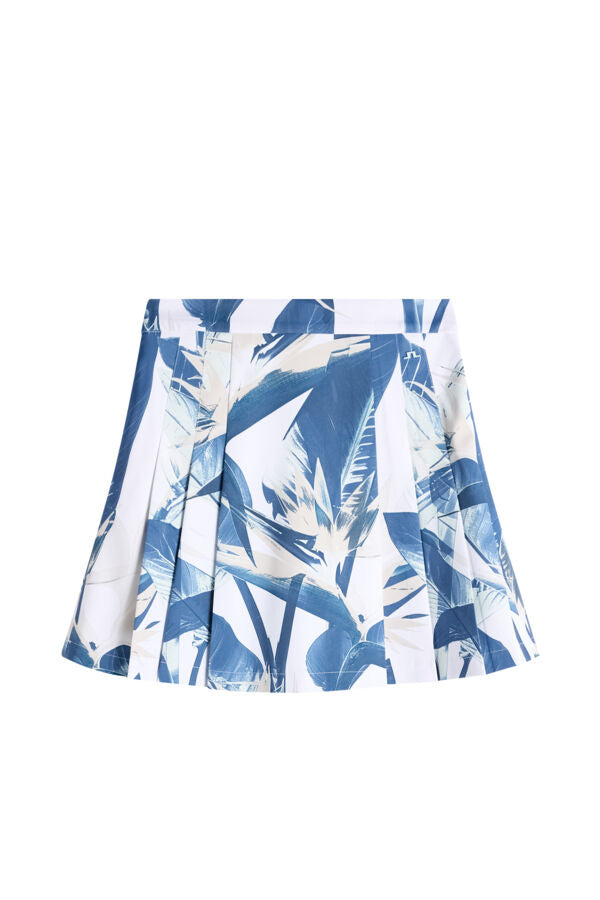 Alesia Print Skirt / Paradise Skylight M