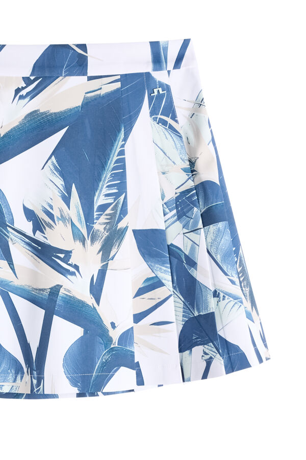Alesia Print Skirt / Paradise Skylight M