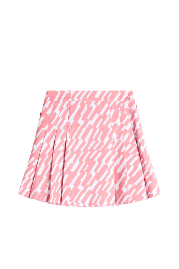Alesia Print Skirt / Oak Flamingo M