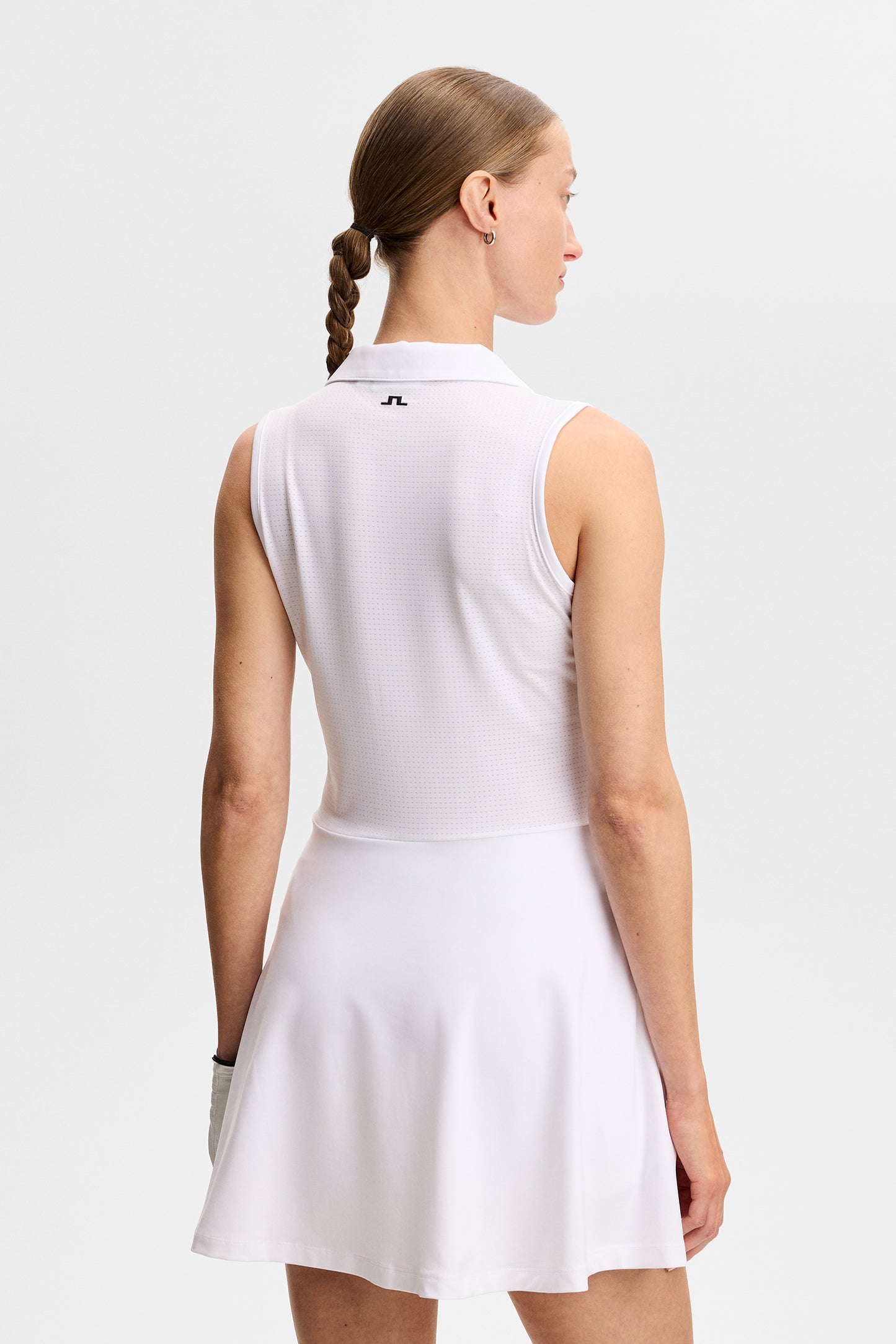 Dana Dress in White by J.Lindeberg