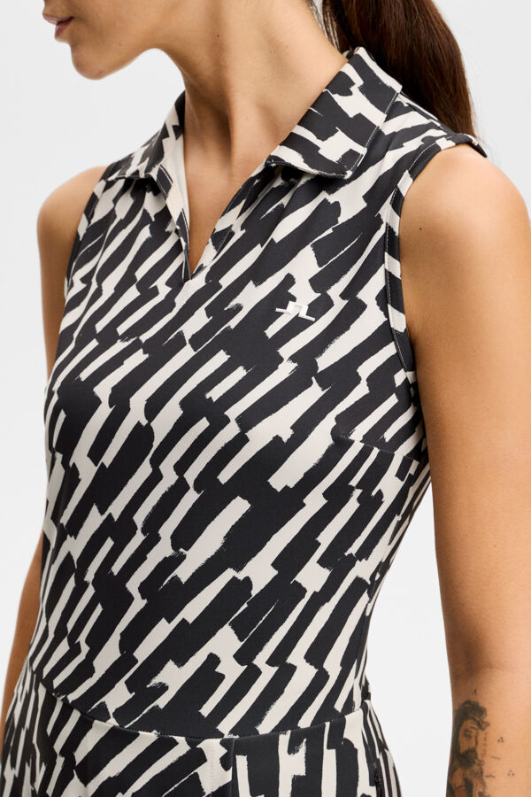 Dana Printed Dress / Oak Moonbeam M