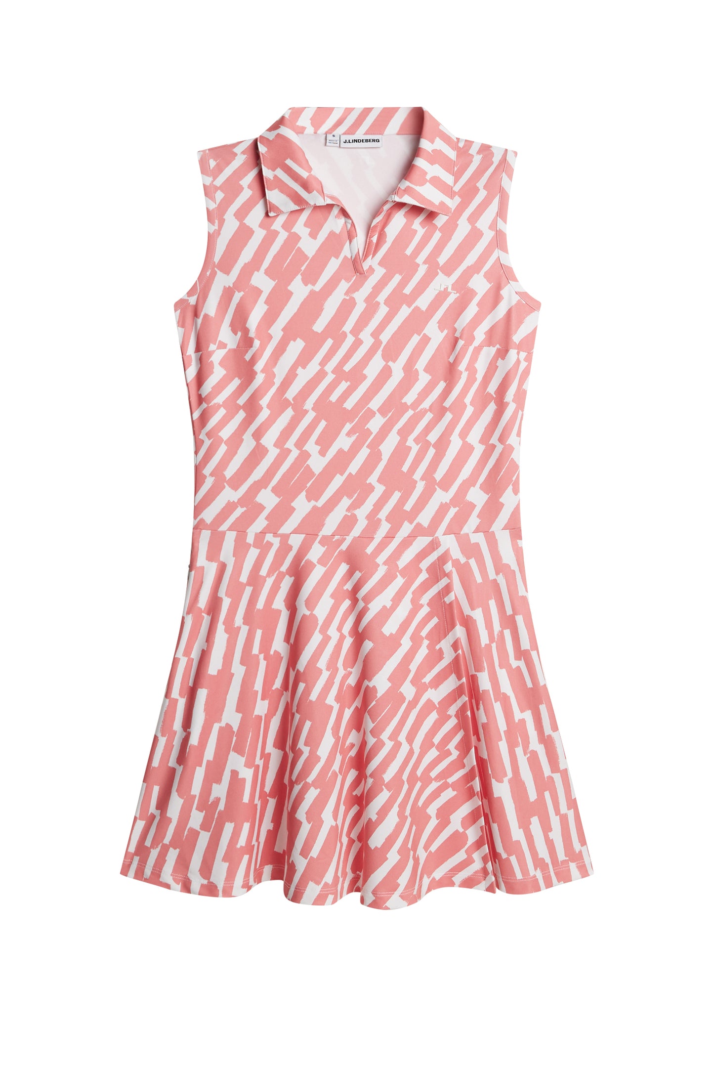 Dana Printed Dress in Oak Flamingo M by J.Lindeberg