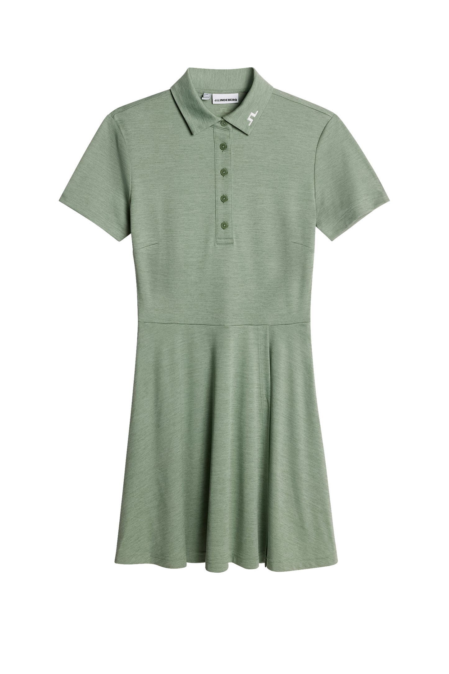 Janna Dress in Hedge Green Melange by J.Lindeberg