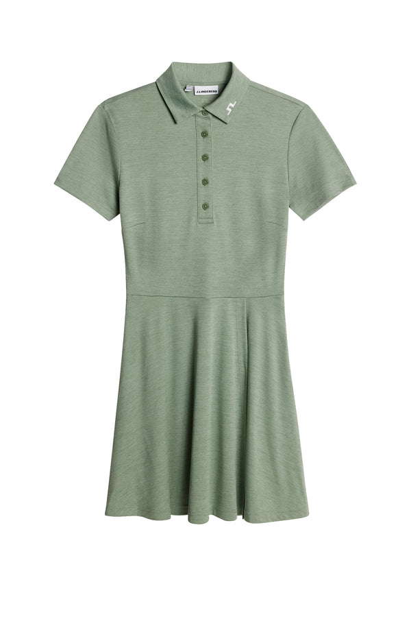 Janna Dress / Hedge Green Melange