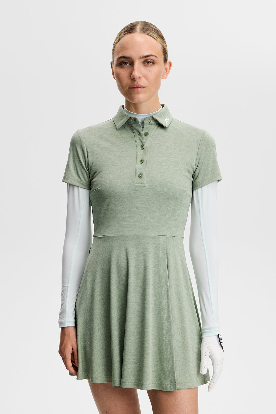 Janna Dress / Hedge Green Melange