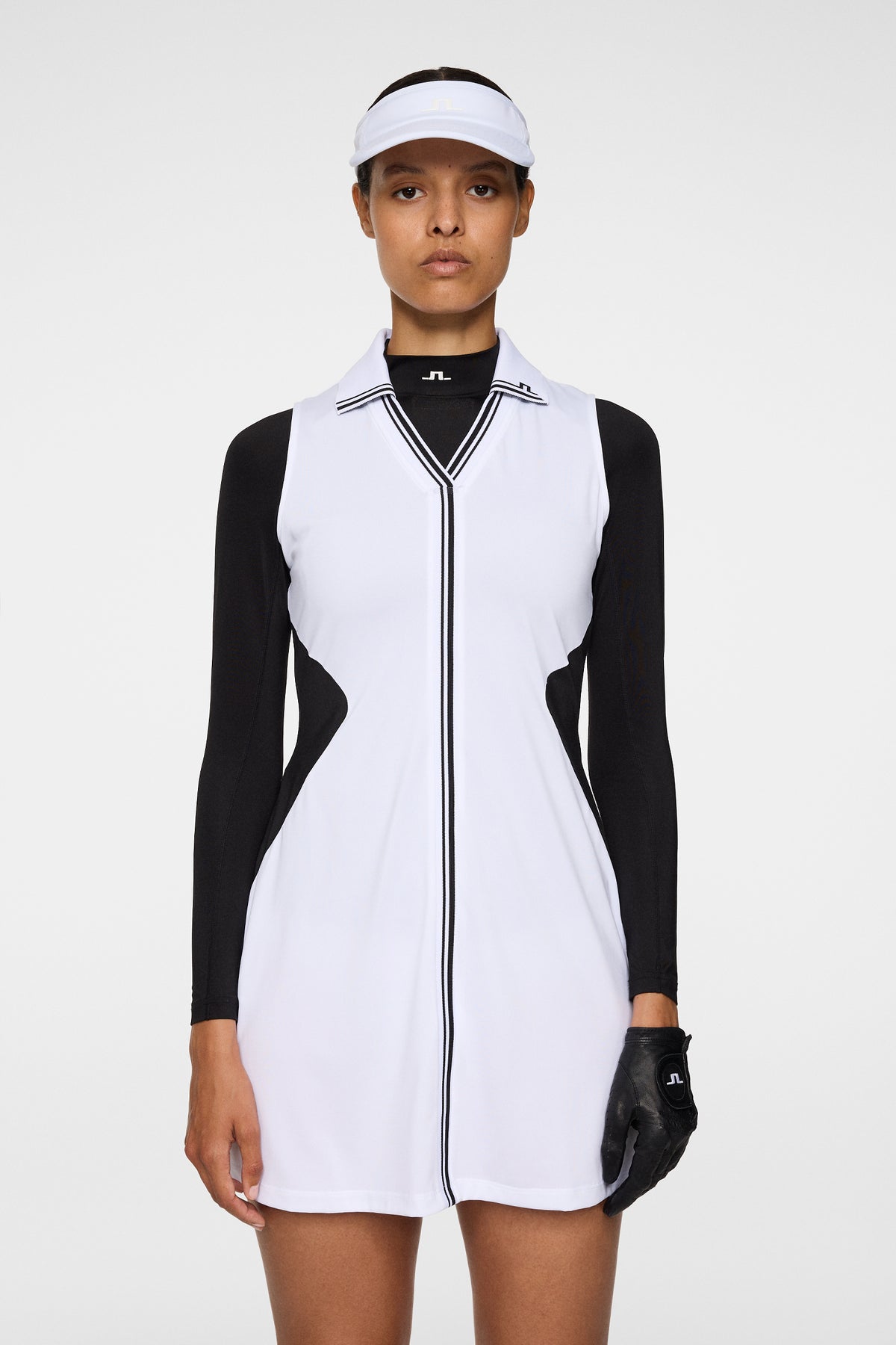 Sadie Dress in White by J.Lindeberg