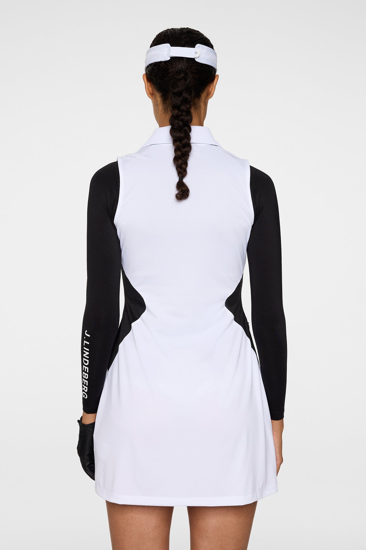 Sadie Dress in White by J.Lindeberg