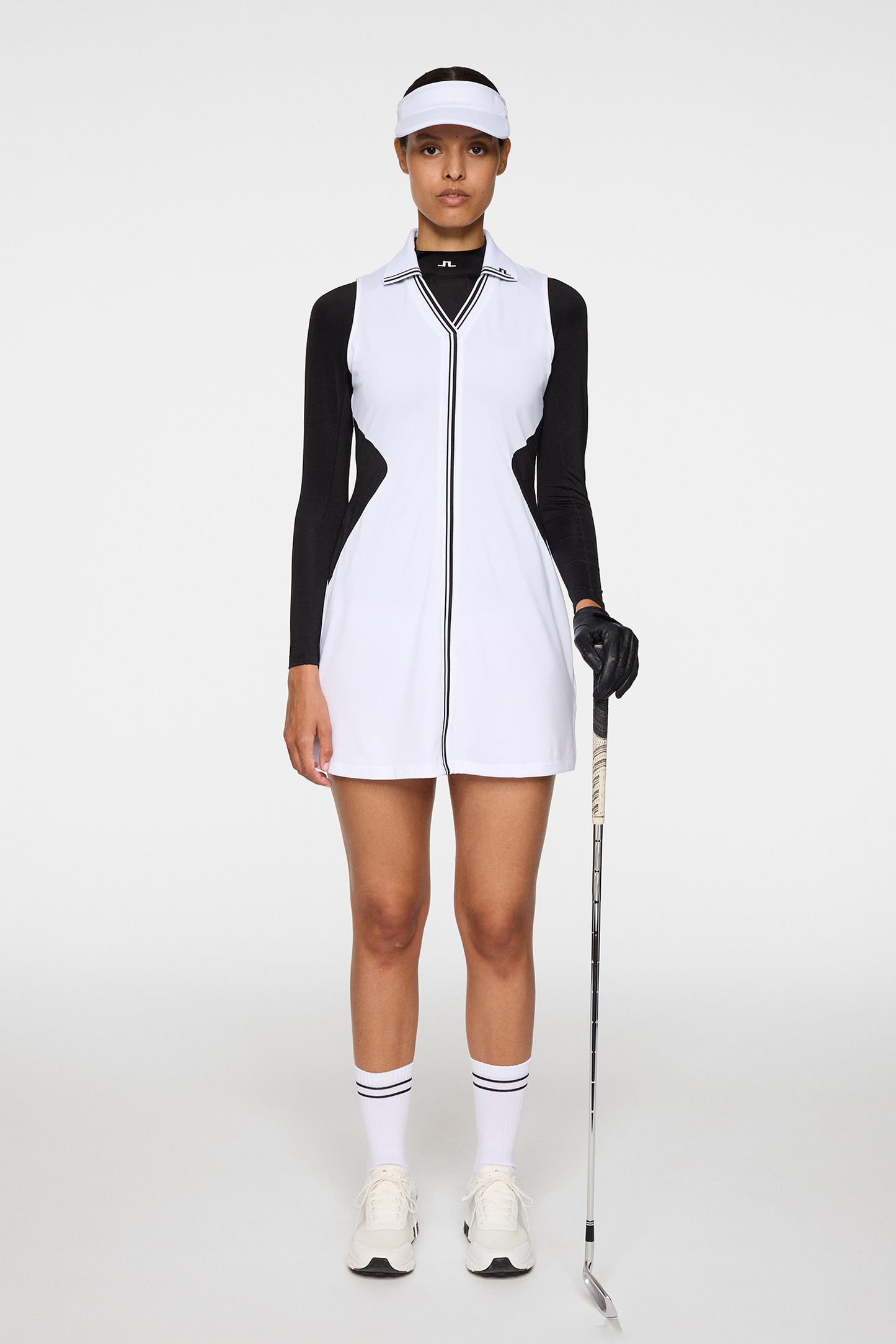 Sadie Dress in White by J.Lindeberg