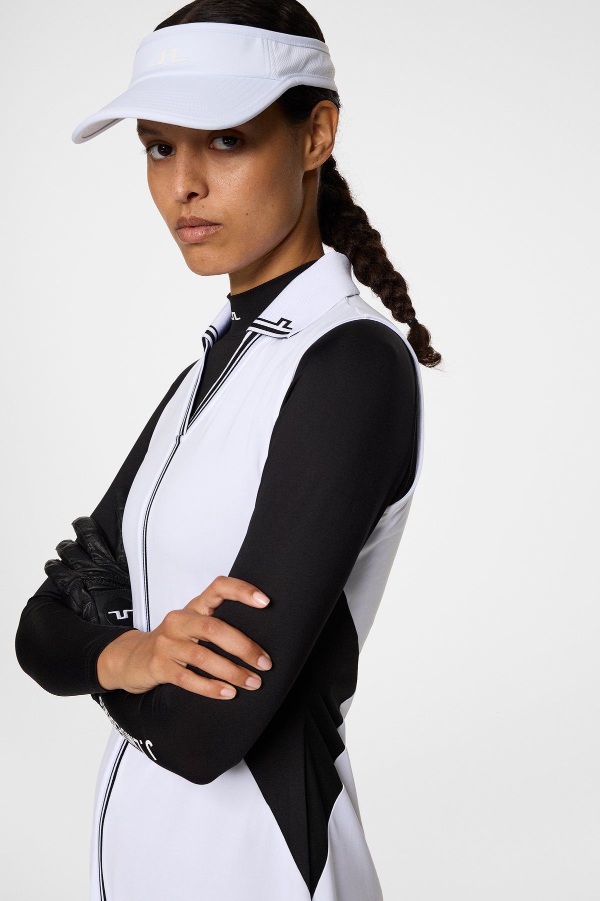 Sadie Dress in White by J.Lindeberg