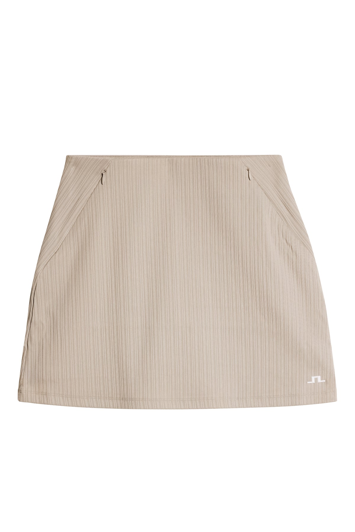 Mia Mid Skirt in Oyster Brown by J.Lindeberg