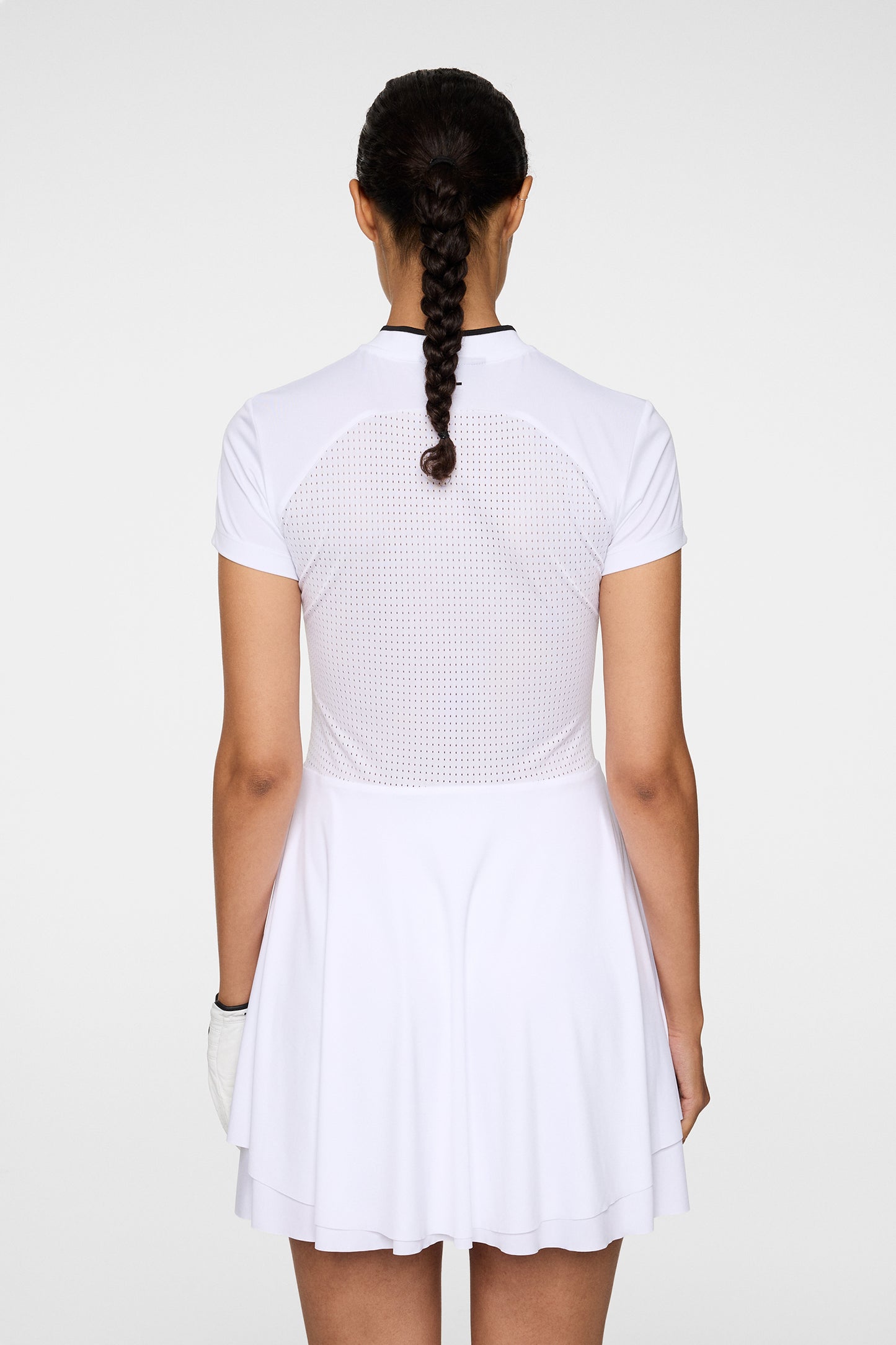 Haven Dress in White by J.Lindeberg