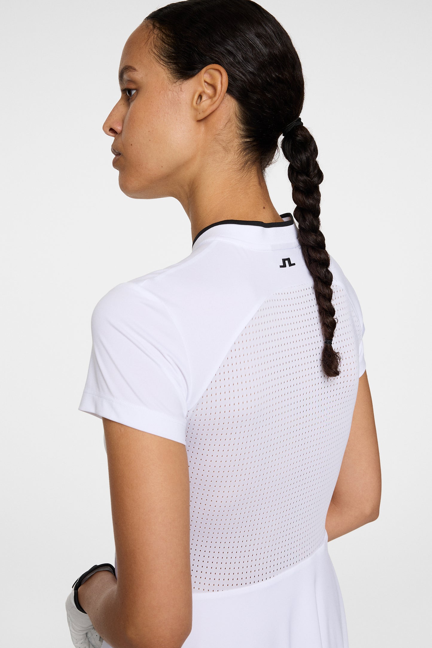 Haven Dress in White by J.Lindeberg