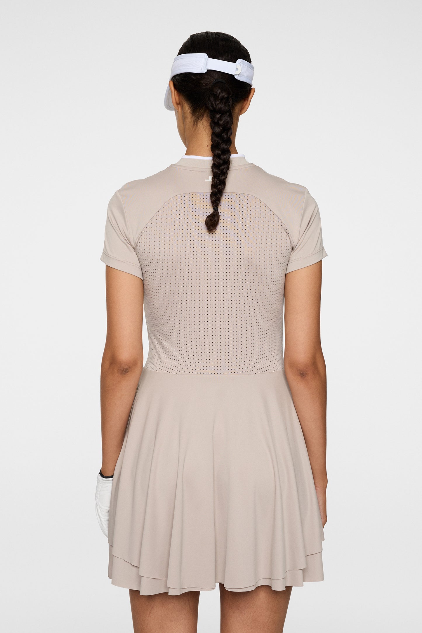 Haven Dress in Oyster Brown by J.Lindeberg