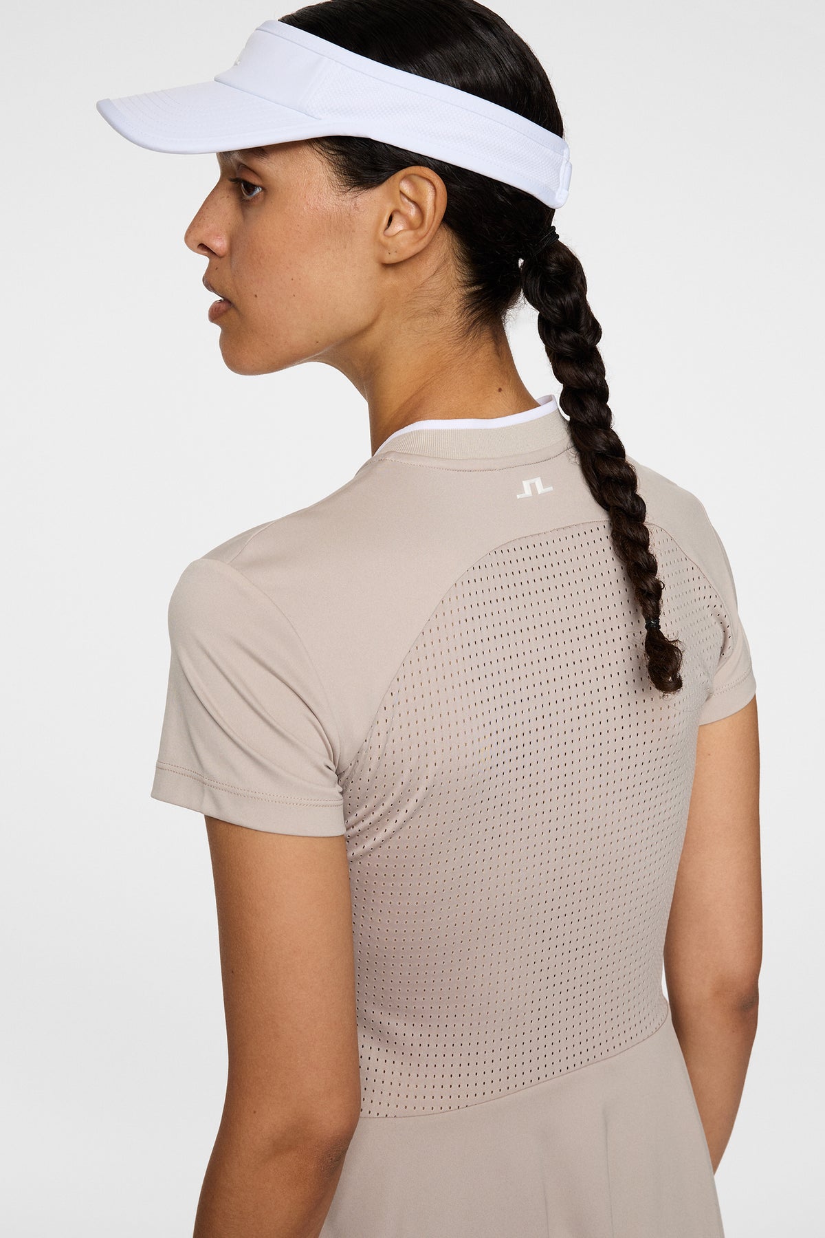 Haven Dress in Oyster Brown by J.Lindeberg