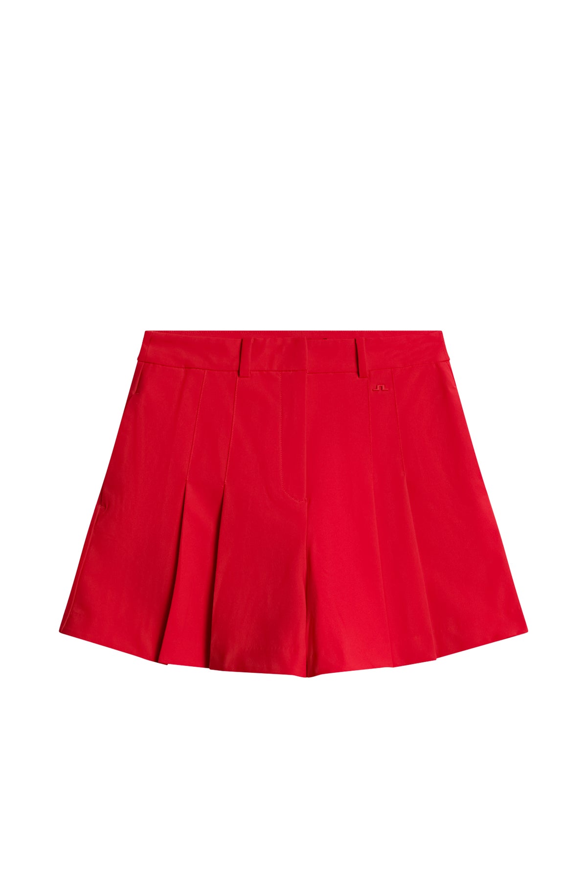 Arella Pleated Shorts in Barbados Cherry by J.Lindeberg