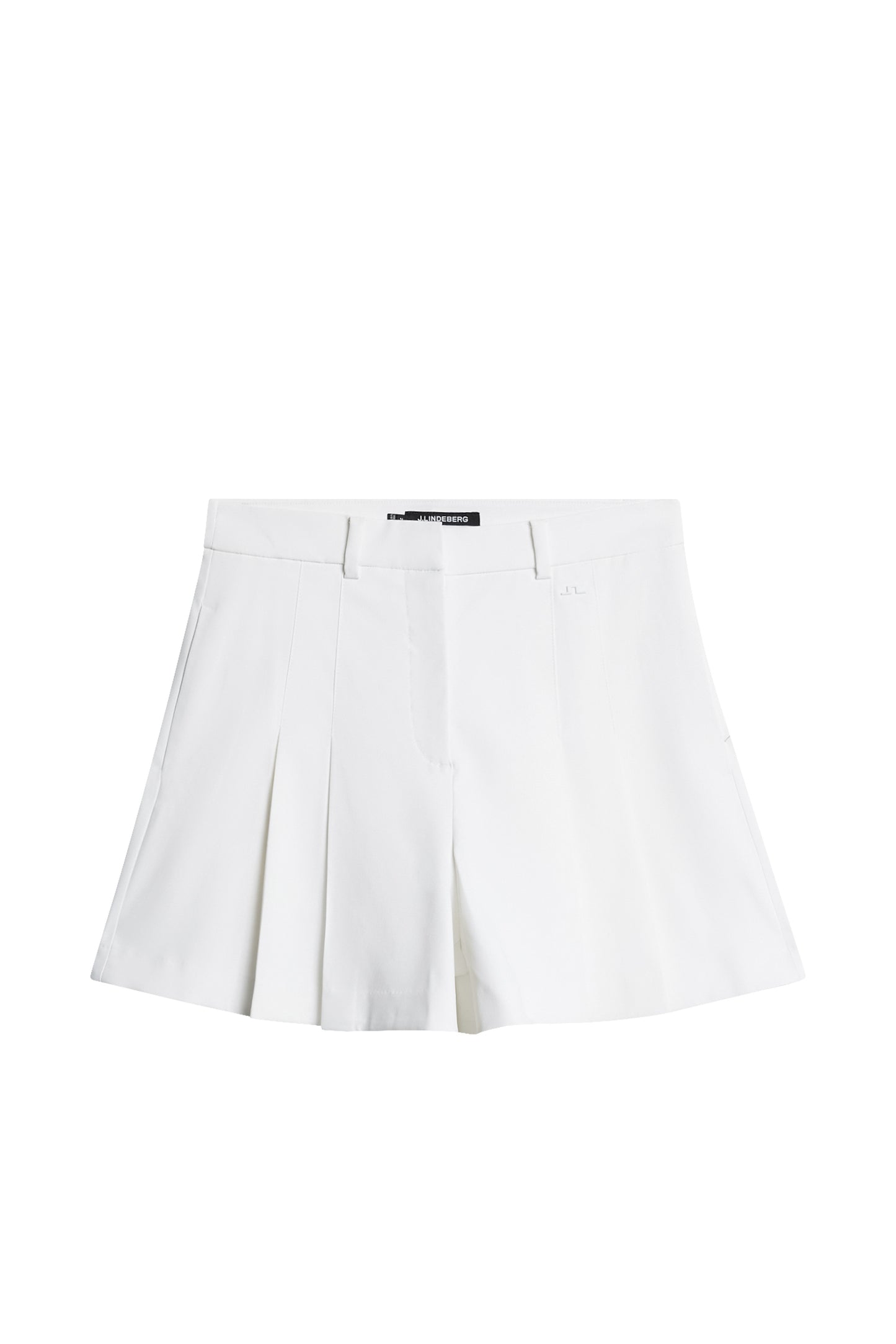 Arella Pleated Shorts in White by J.Lindeberg