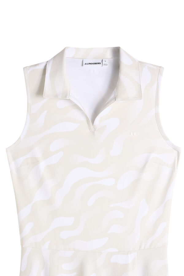 Dana Printed Dress / Bunker Fade Black Moonbeam M