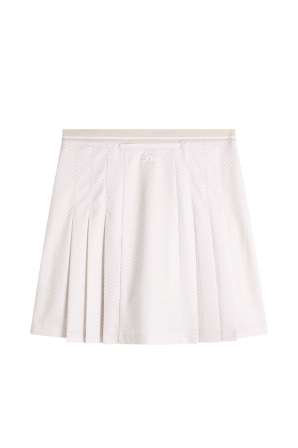 Harlow Print Skirt / Bridge Stack White Moon S
