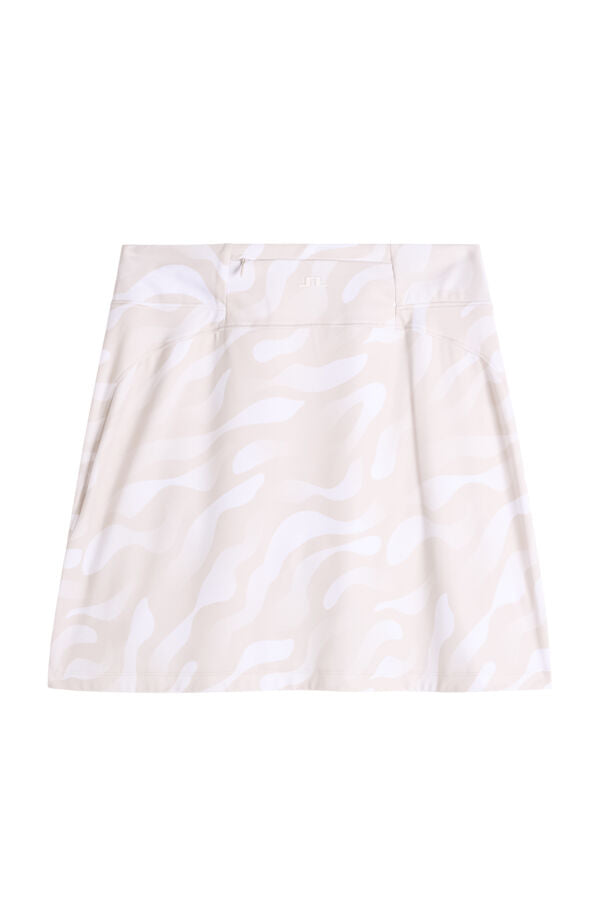 Amy Print Skirt / Bunker Fade Black Moonbeam M
