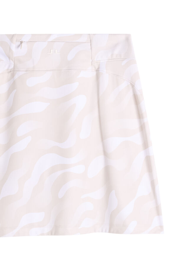 Amy Print Skirt / Bunker Fade Black Moonbeam M
