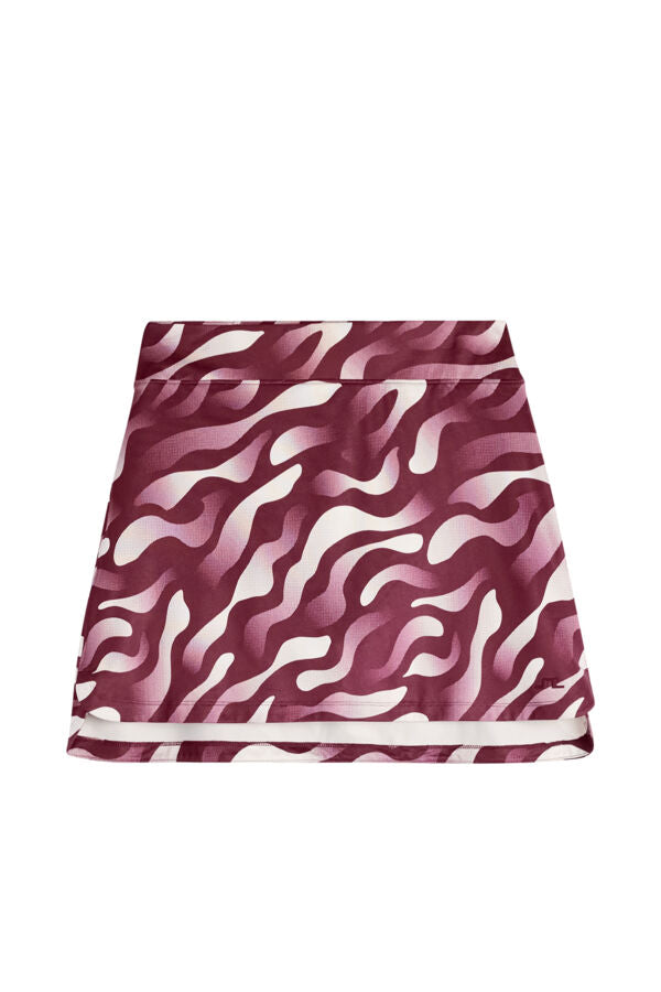 Amy Print Skirt / Bunker Fade Winetasting Moon M
