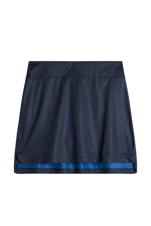 Amy Print Skirt / Bias Bridge Micro Navy Set
