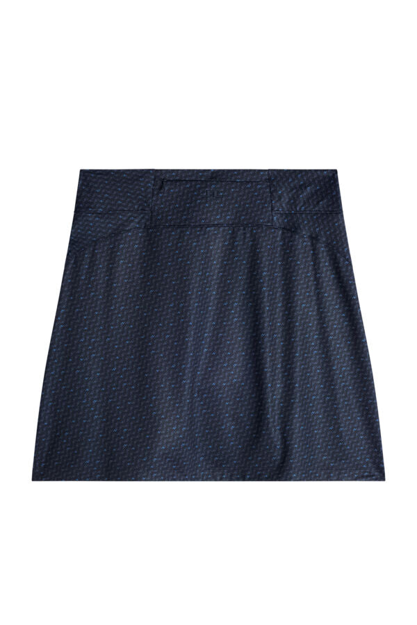 Amy Print Skirt / Bias Bridge Micro Navy Set