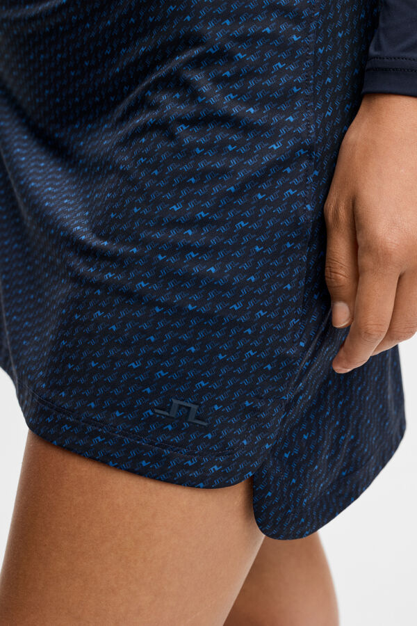 Amy Print Skirt / Bias Bridge Micro Navy Set