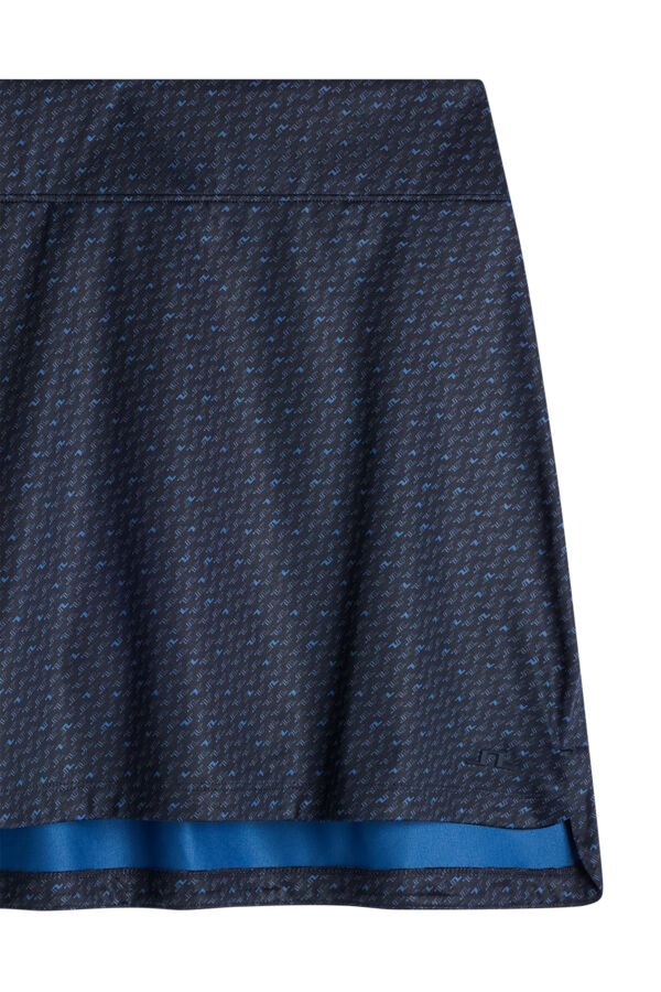 Amy Print Skirt / Bias Bridge Micro Navy Set