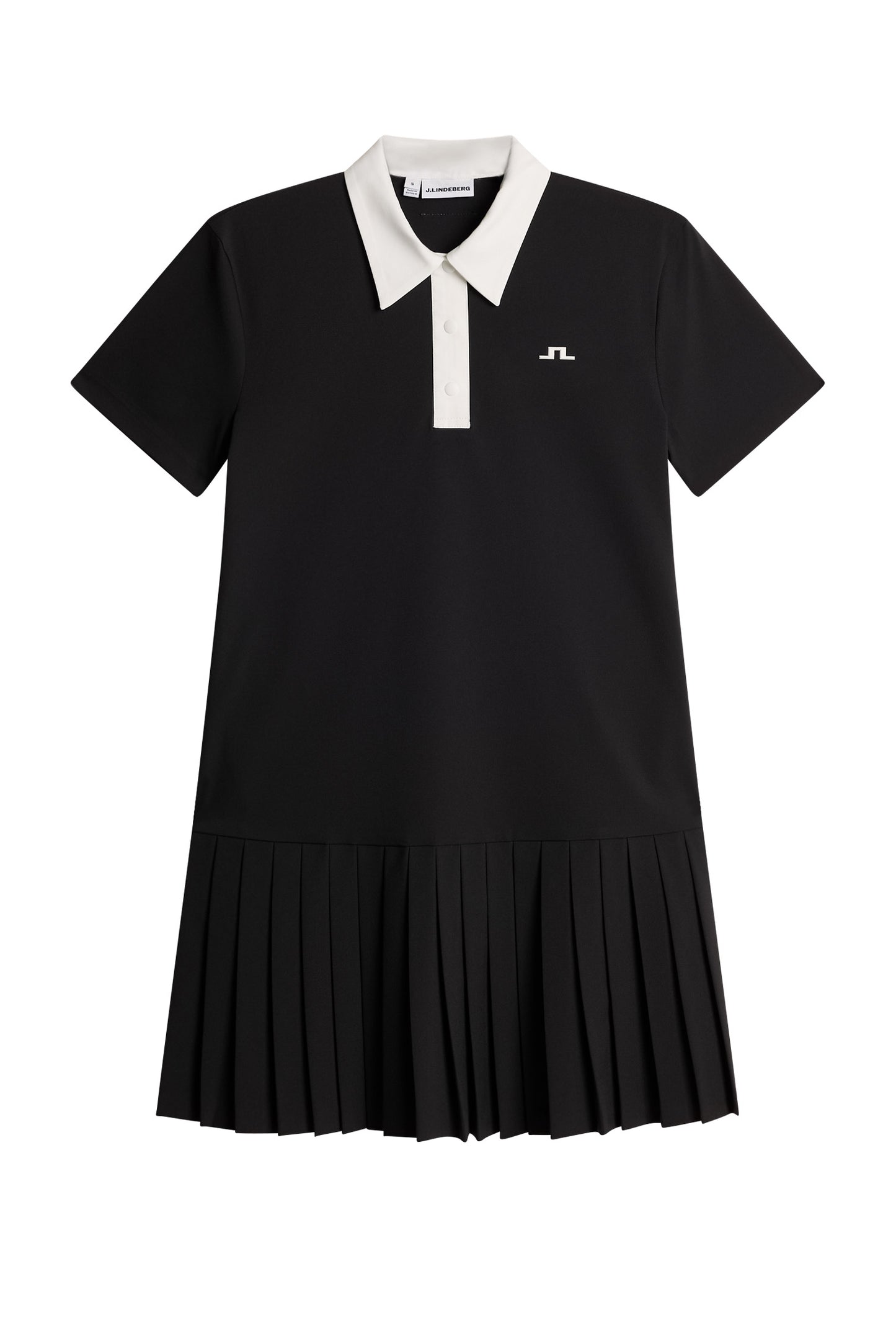 30Y Grace Pleated Dress in Black by J.Lindeberg