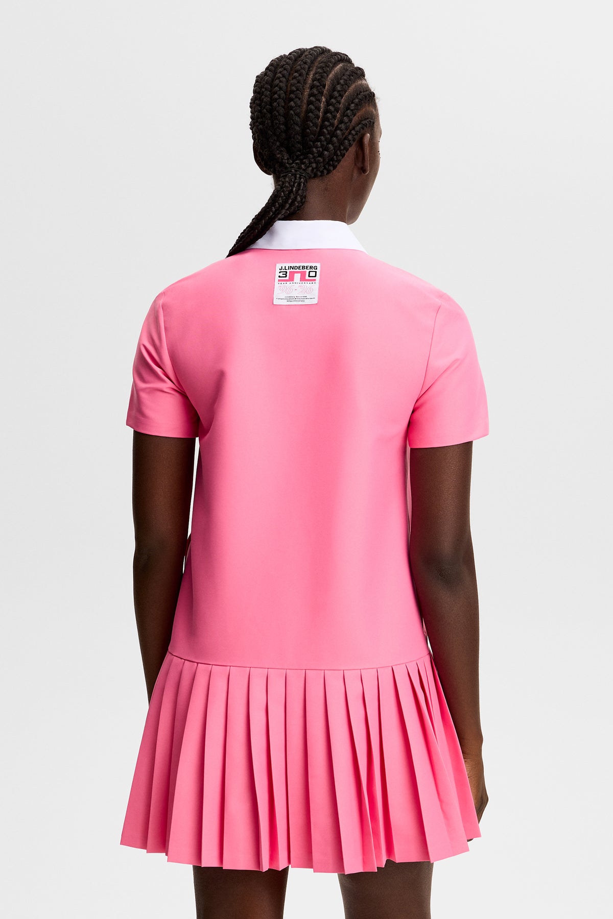 30Y Grace Pleated Dress in Azalea Pink by J.Lindeberg
